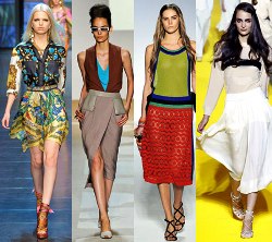 юбки сезона весна лето 2012